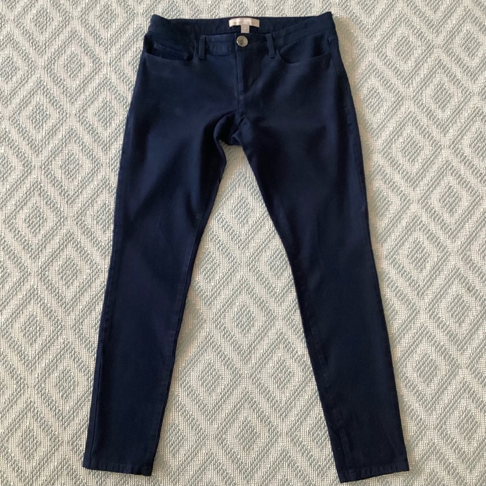 Banana Republic Navy Sloan Pants Size 0 - Picture 2 of 11